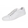 Sneakers barbati casual din piele naturala - Model Alb 1021